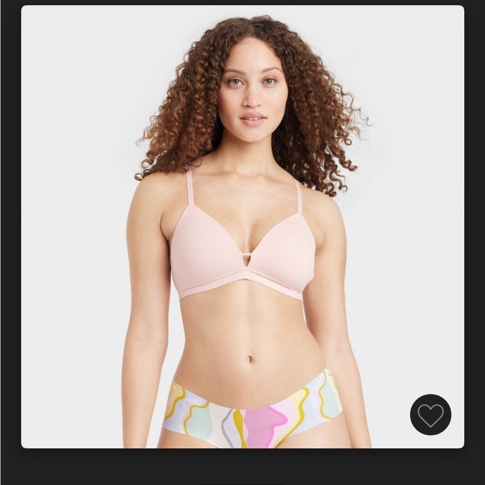 Wireless plunge bra